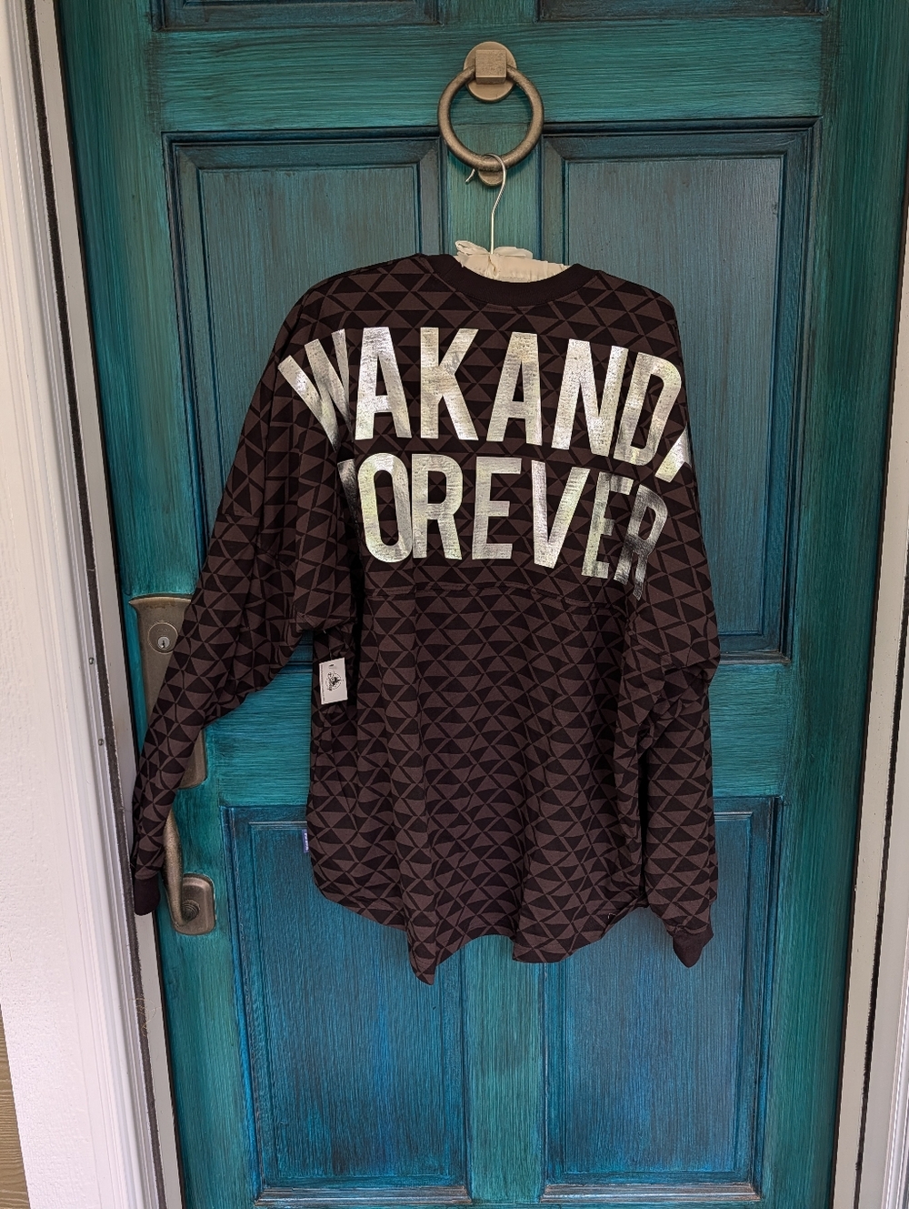 Disney Marvel Black Panther Wakanda Forever Spirit Jersey | NWT | XL